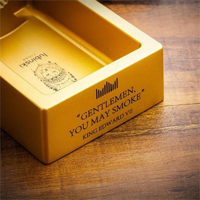 Lubinski Yeni Seri Metal Kare Tekli Puro Küllüğü - Gold