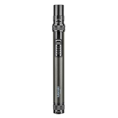 Lubinski Yeni Seri Slim Tek Torch Delicili Ve İğneli Puro Çakmağı Gunmetal
