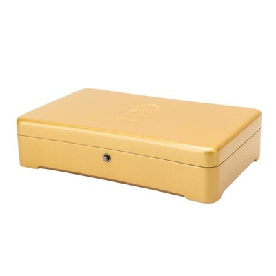 Lubinski Yeni Stil Slim Puro Kutusu Humidor Lake Gold 12s