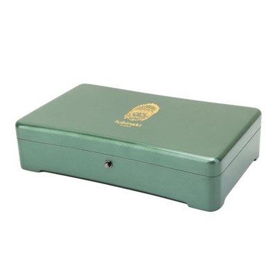 Lubinski Yeni Stil Slim Puro Kutusu Humidor Lake Yeşil 12s