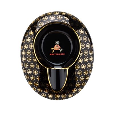 Montecristo Tekli Oval Seramik Puro Küllüğü Siyah