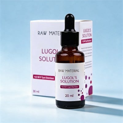 Raw Material Lugol's Solution İyot %2 Damla 30 ml | %2 İyot & %4 Potasyum İyodür |