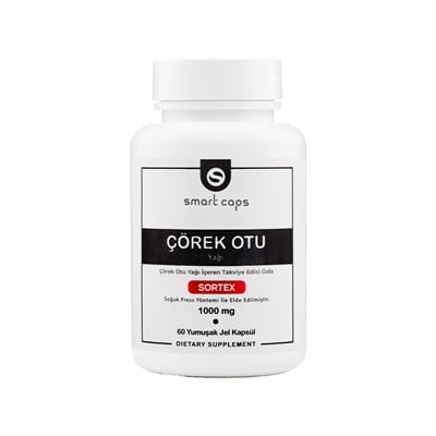 Smart Caps Çörek Otu Yağı 60 Softjel (Helal Sertifikalı, Soğuk Press)