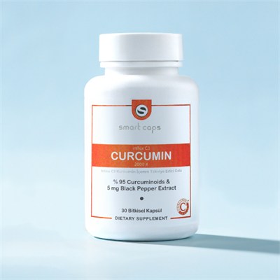 Smart Caps İnflex C3 Kurkumin 30 Kapsül | Curcumin, Zerdeçal, Karabiber Ekstre
