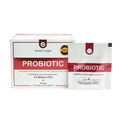 Smart Caps Probiyotik & Prebiyotik 10 Milyar Cfu 30 Saşe
