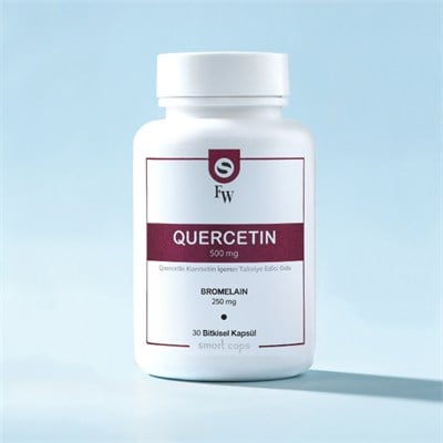 Smart Caps Quercetin 30 Kapsül (Kuersetin, Bromelain)