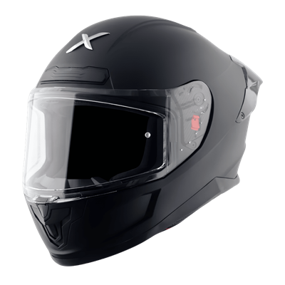 Axor Saber Solid-E Mat Siyah Motosiklet Kaskı