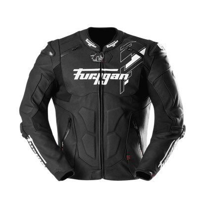 FURYGAN Raptor Evo 3 Siyah Deri Motosiklet Ceketi