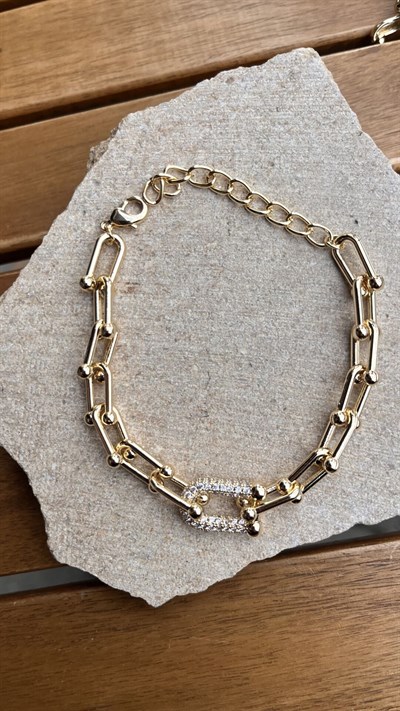 14K Tiffany Desen Bileklik