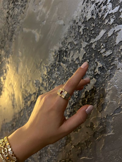 Pembe Taşlı YSX Jewelry Yüzük