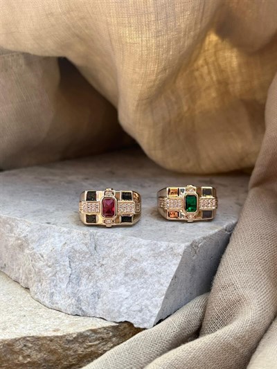 Yeşil Taşlı YSX Jewelry Yüzük