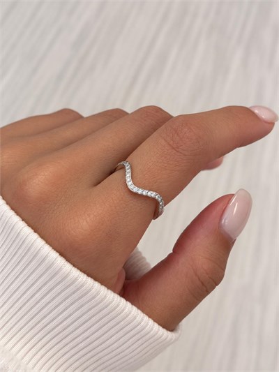 Asimetrik Silver Yüzük