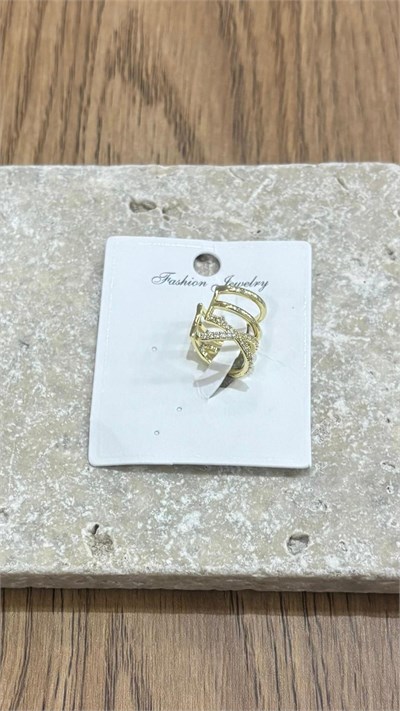 Dört Sıra Gold Kıkırdak Küpe