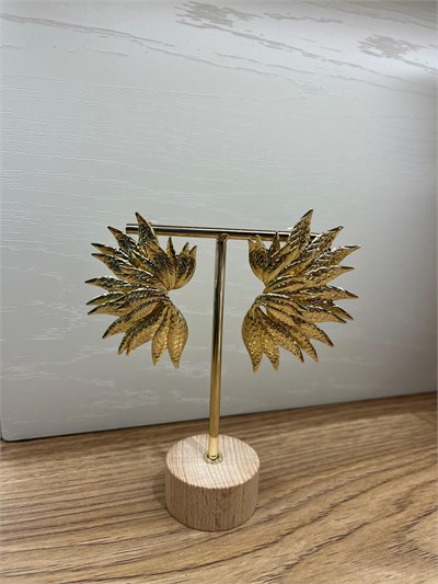 Gold Yaprak Küpe