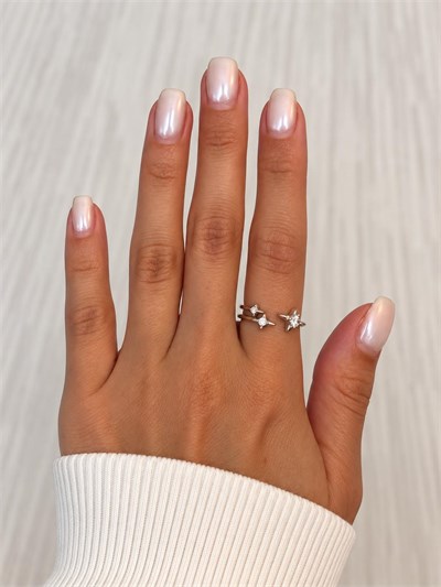 Üç Yıldız Silver Yüzük