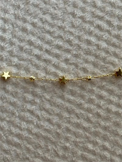 Yıldız ve Dorikalı Gold Halhal