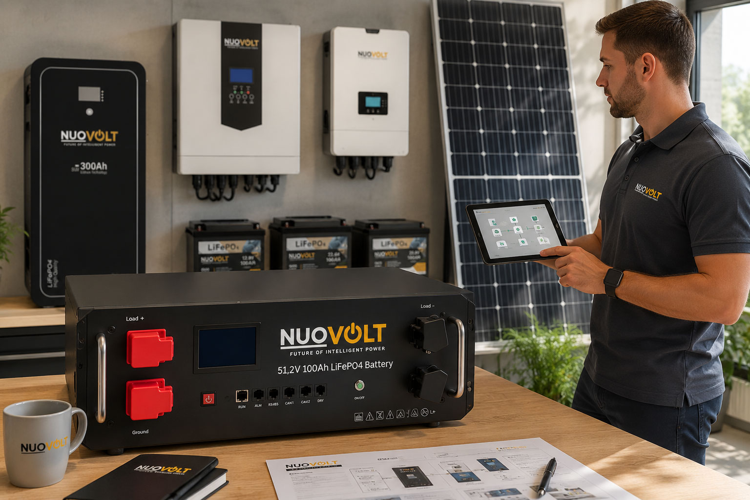 51.2V 100Ah LiFePO₄ Batarya Kaç kWh Enerji Depolar? 5.12 kWh Hesabı