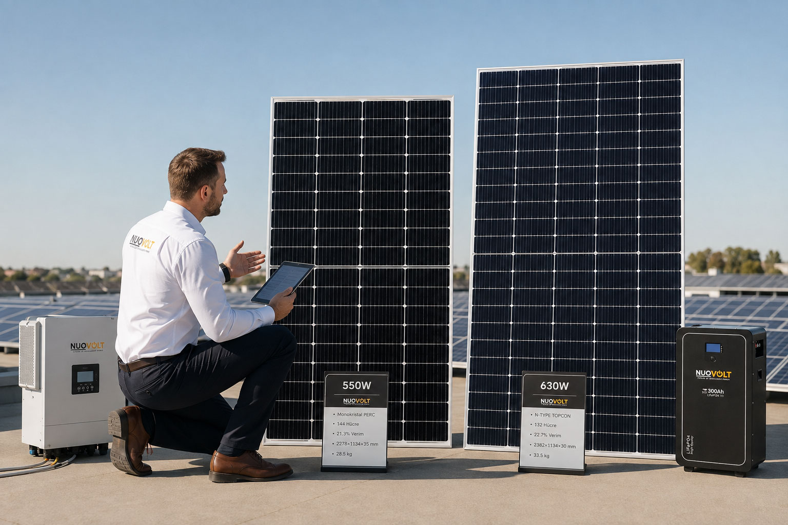 550W ve 630W Güneş Paneli Arasındaki Farklar: Hangisi Daha Uygun?