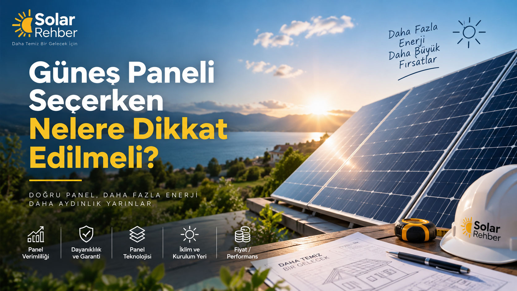 Güneş Paneli Seçerken Nelere Dikkat Edilmeli?