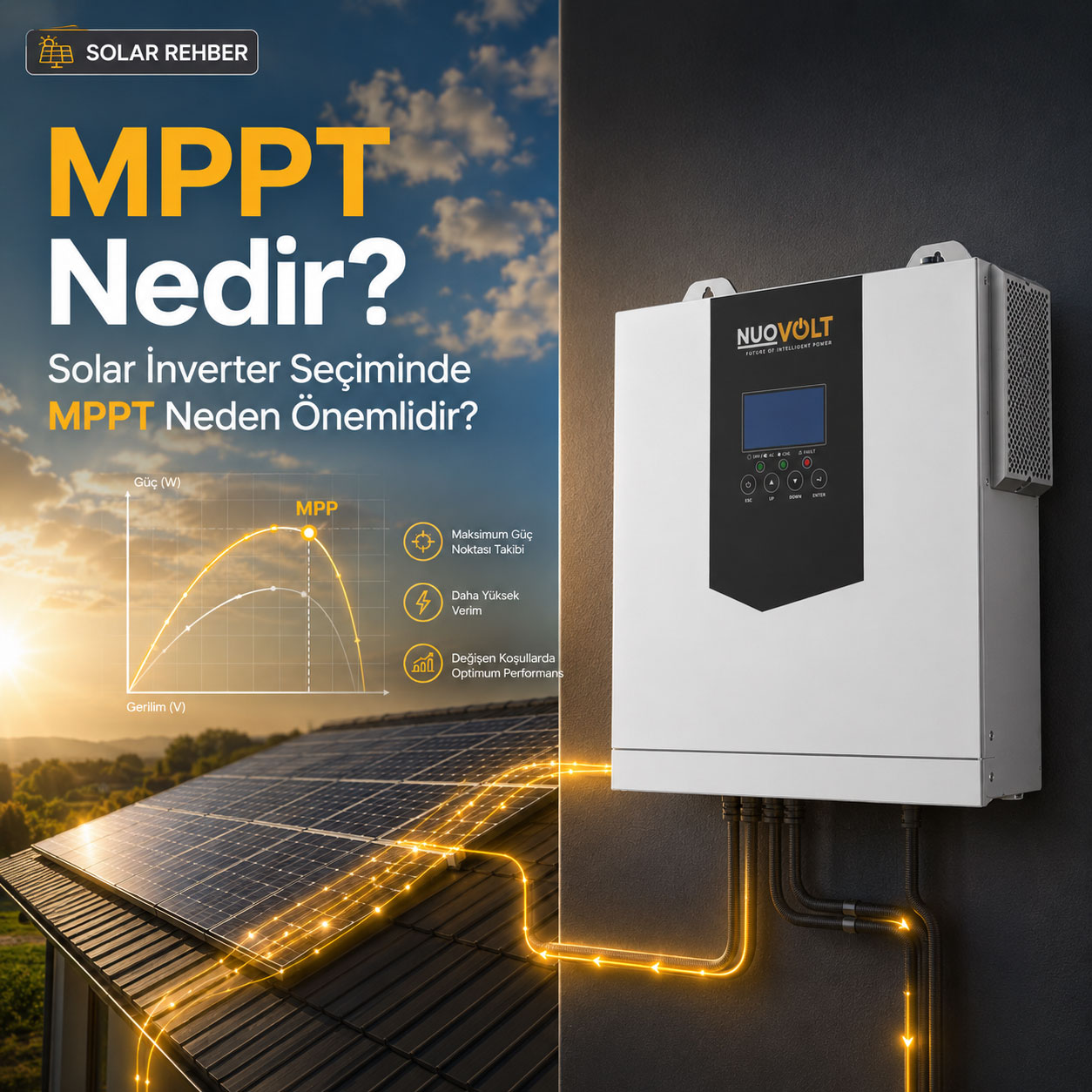 MPPT Nedir? Solar İnverter Seçiminde MPPT Neden Önemlidir? ara görsel