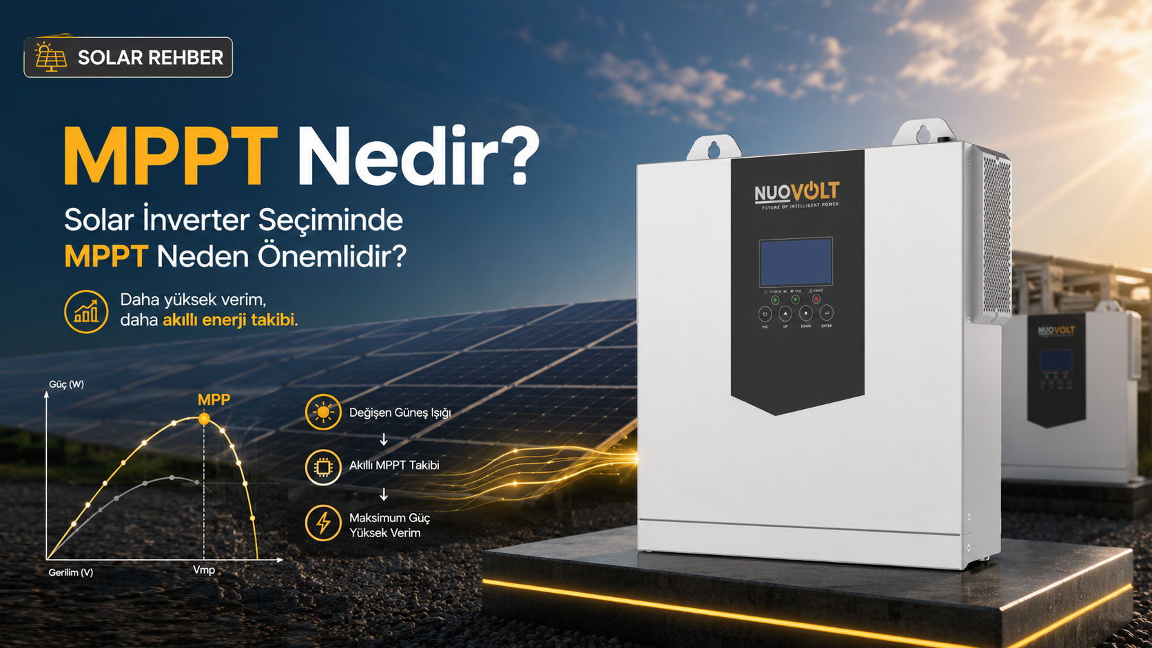 MPPT Nedir? Solar İnverter Seçiminde MPPT Neden Önemlidir?