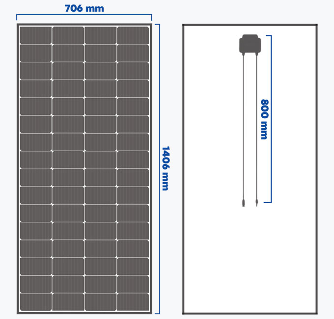 NUO205M panel boyut ve kablo şeması
