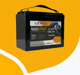 NUOVOLT 12.8V 100Ah LiFePO4 LFP akü
