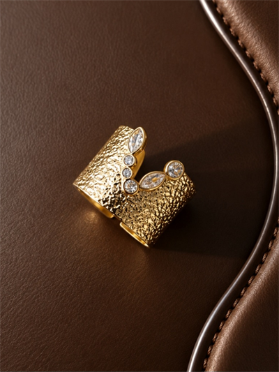 Mira Ring (14 K Gold) (Ayarlanabilir)