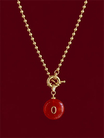 Scarlet Kırmızı  Charm Kolye (60 cm)