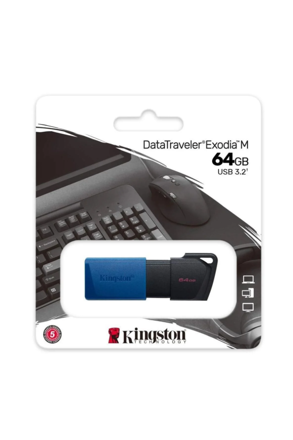 KINGSTON Kingston DataTraveler Exodia USB Flash Bellek 64GB | USB 3.2 Görsel 2