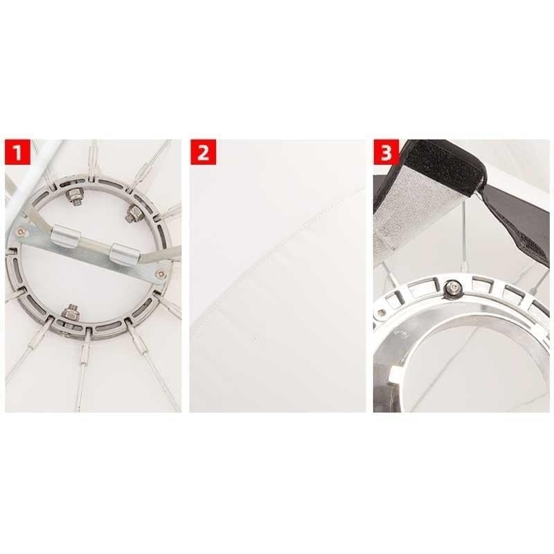 PDX PDX Kolay Kurulum Balon Softbox Işık (65cm) Görsel 3