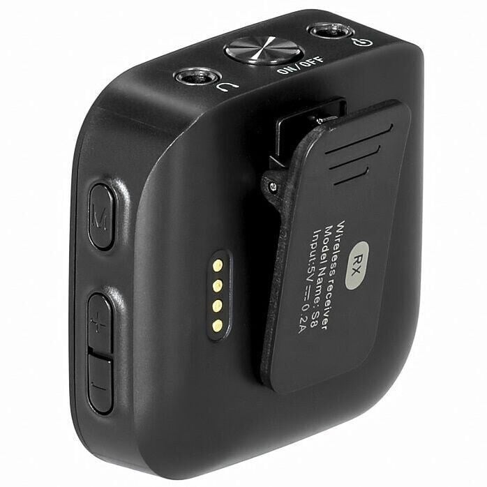 PDX PDX PRO S8 İkili Kablosuz Yaka Mikrofonu Görsel 3