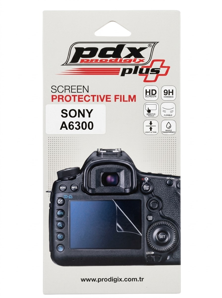 PDX Sony A6300 Kamera Ekran Koruma Filmi