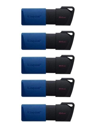 Kingston DTXM 64GB USB 3.2 Gen.1 DataTraveler Exodia M Flash Bellek (5'li Paket)
