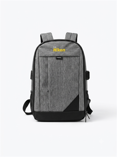 PDX Nikon Uyumlu Gri Fotoğraf Makinesi Çantası