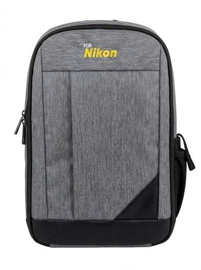 PDX Nikon Uyumlu Gri Fotoğraf Makinesi Çantası