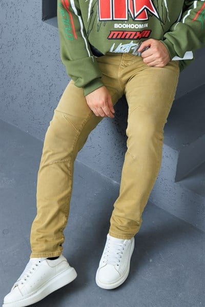 J .JONES KREM SLİM FİT JEAN
