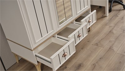 Bella 3 Kapaklı Gardırop