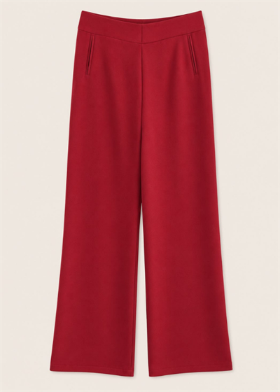 Bordo Bol Paça Pantolon