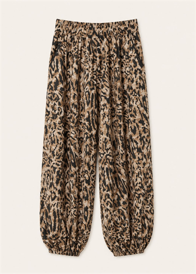 Leopar Desenli Şalvar Model Pantolon
