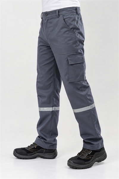 Yazlık Gabardin Reflektörlü İş Pantolonu