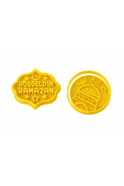 Ramazan Temalı Kurabiye Kalıbı – Hoş Geldin Ramazan Yazılı 3D Baskı