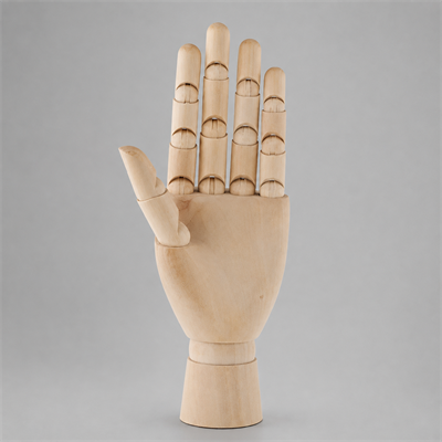 Manken Ahşap El 24cm