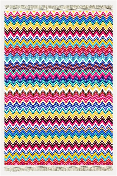 Cotton Kilim 76 Cok renkli Etnik Bohem Stil Pamuk Taban