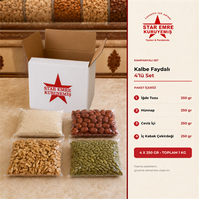Kalbe Faydalı 4'lü Set