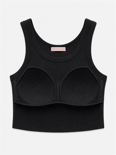 Petli Fitilli Crop - Siyah