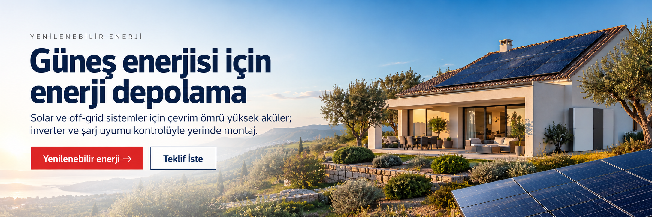 Solar ve enerji depolama çözümleri