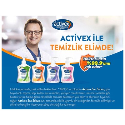 Activex Antibakteriyel Aktif Koruma Sıvı Sabun 1 lt