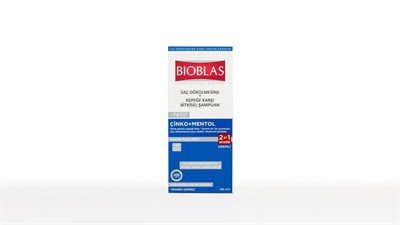 Bioblas Çinko + Mentol 2si 1 Arada 360 ml Arada Kepek Şampuanı