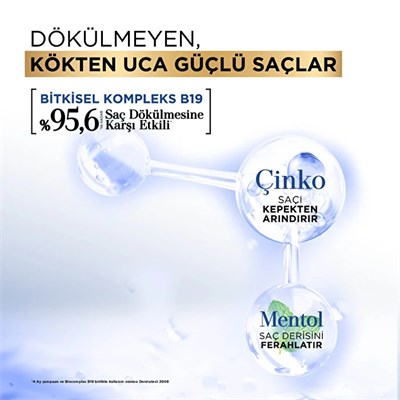 Bioblas Çinko + Mentol 2si 1 Arada 360 ml Arada Kepek Şampuanı